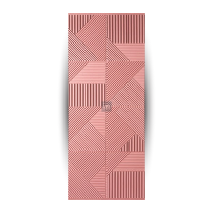 6417 / 16.5MM THICKNESS / 8'x4' SIZE / 28 KG WEIGHT / HMR PINK MDF / MDF FLUTED PANEL / GLO PANEL