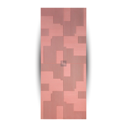 6418 / 16.5MM THICKNESS / 8'x4' SIZE / 28 KG WEIGHT / HMR PINK MDF / MDF FLUTED PANEL / GLO PANEL