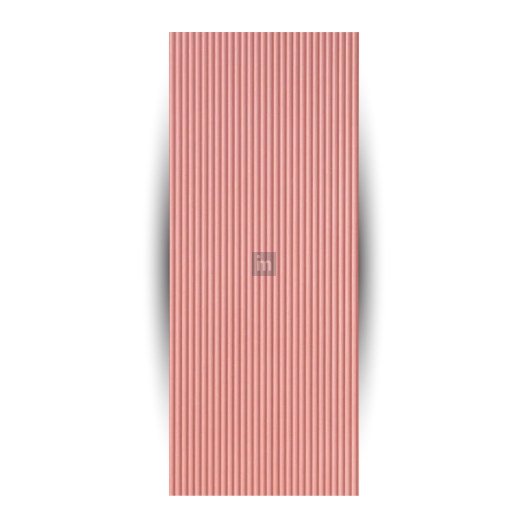 6419 / 16.5MM THICKNESS / 8'x4' SIZE / 28 KG WEIGHT / HMR PINK MDF / MDF FLUTED PANEL / GLO PANEL