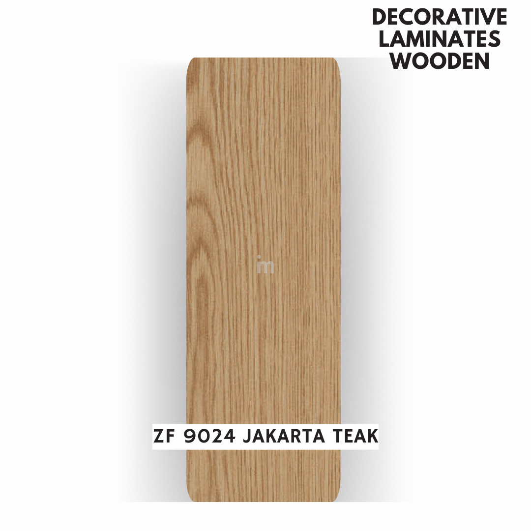 ZF-9024 JAKARTA TEAK / ZERO REFLECTION / DECORATIVE LAMINATE / THINK LUXURY  - 1MM - 8FT x 4FT