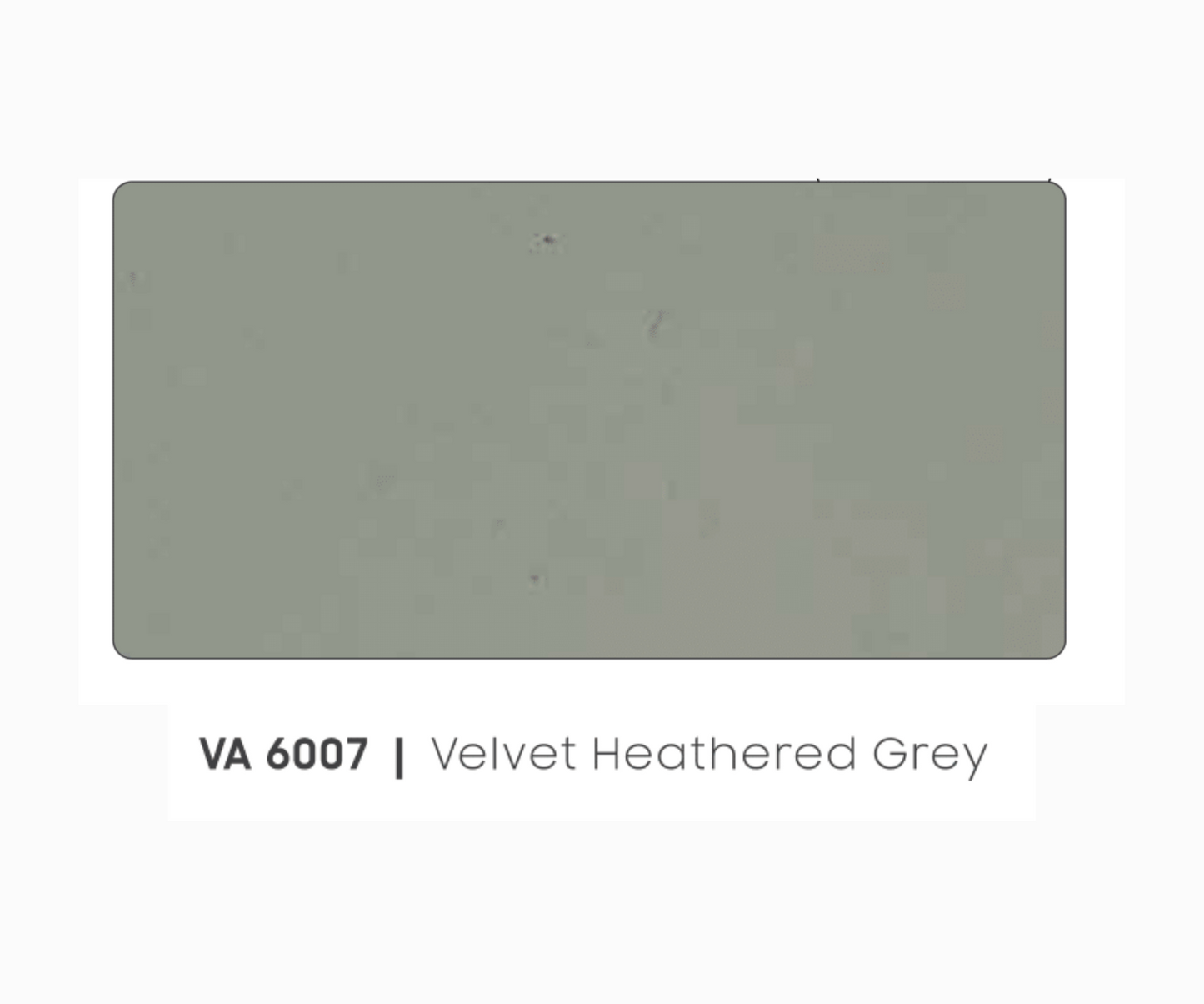 VA - 6007 - VELVET HEATHERED GREY - LUSTRE SERIES - 8FT X 4FT / 10FT X 4FT / 12FT X 4FT - 3MM- VIVA - ACP