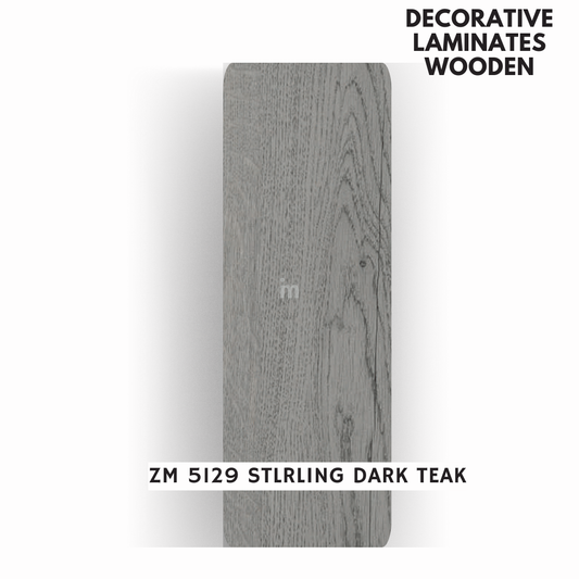 ZM-5129 STLRLING DARK TEAK  / ZERO MATT / DECORATIVE LAMINATE / THINK LUXURY  - 1MM - 8FT x 4FT