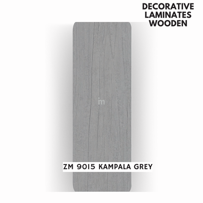 ZM-9015 KAMPALA GREY  / ZERO MATT / DECORATIVE LAMINATE / THINK LUXURY  - 1MM - 8FT x 4FT