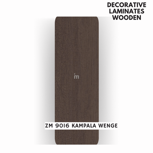 ZM-9016 KAMPALA WENGE  / ZERO MATT / DECORATIVE LAMINATE / THINK LUXURY  - 1MM - 8FT x 4FT