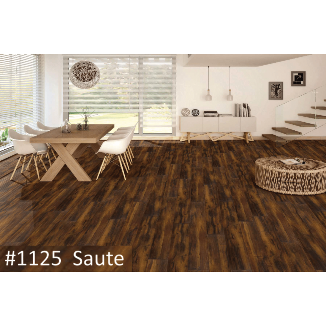 1125 - SAUTE - AC5 1216MM X 197MM X 8MM - ROBUST COLLECTION - LAMINATE WOODEN  FLOORING