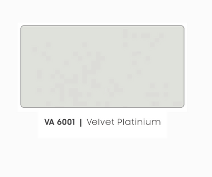 VA - 6001 - VELVET PLATINIUM - LUSTRE SERIES - 8FT X 4FT / 10FT X 4FT / 12FT X 4FT - 3MM- VIVA - ACP