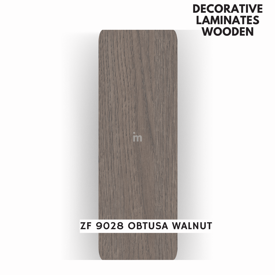 ZF-9028 OBTUSA WALNUT / ZERO REFLECTION / DECORATIVE LAMINATE / THINK LUXURY  - 1MM - 8FT x 4FT