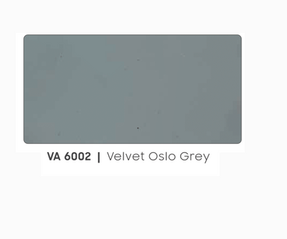 VA - 6002 - VELVET OSLO GREY - LUSTRE SERIES - 8FT X 4FT / 10FT X 4FT / 12FT X 4FT - 3MM- VIVA - ACP