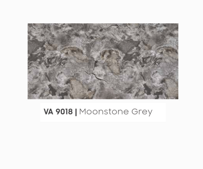 VA - 9018 - MOONSTONE GREY - NATURAL STONE  - 8FT X 4FT / 10FT X 4FT / 12FT X 4FT - 3MM- VIVA - ACP