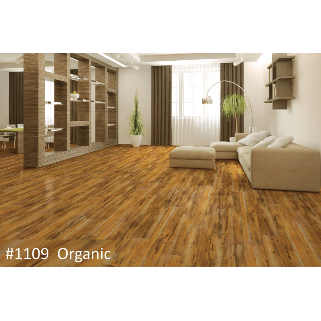 1109 - ORGANIC - AC5 1216MM X 197MM X 8MM - ROBUST COLLECTION - LAMINATE WOODEN  FLOORING