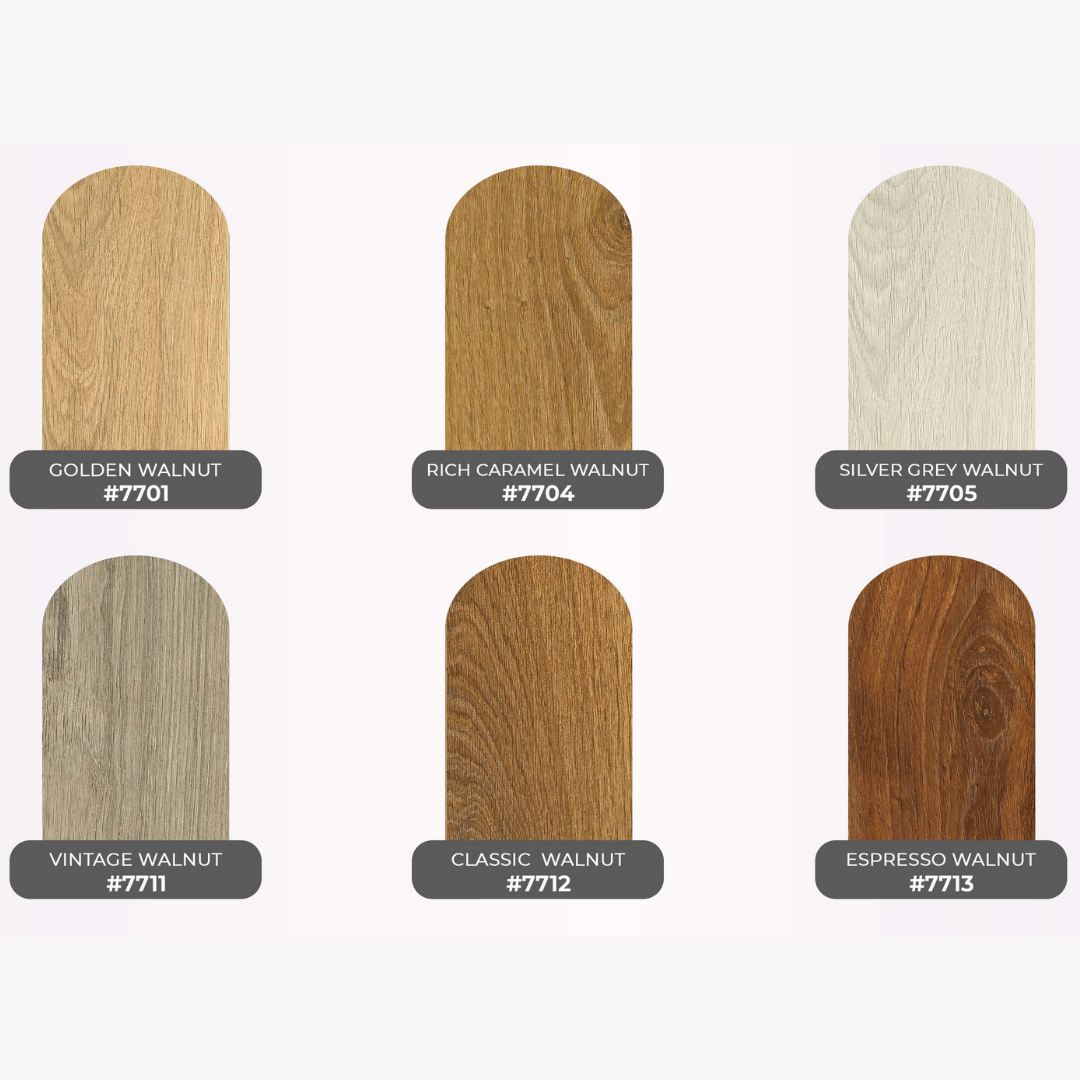 7711 - VINTAGE WALNUT - 600MM X 100MM X 10MM - LIVANTI - WOOD FLOORS - HYBRID LAMINATE FLOORING