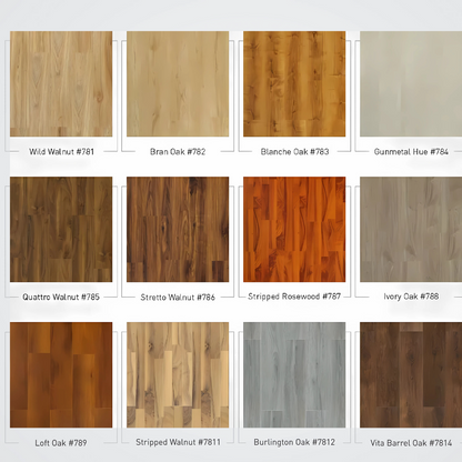 787 - STRIPPED ROSEWOOD - AC4 1218MM X 198MM X 8MM - MAJESTIC - LAMINATE WOODEN  FLOORING