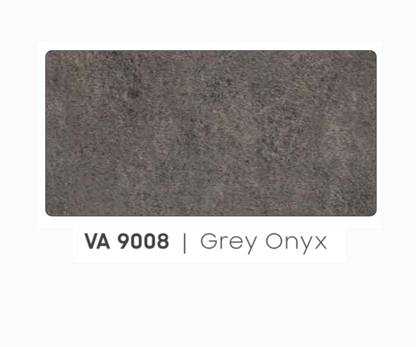 VA - 9008 -GREY ONYX - NATURAL STONE  - 8FT X 4FT / 10FT X 4FT / 12FT X 4FT - 3MM- VIVA - ACP