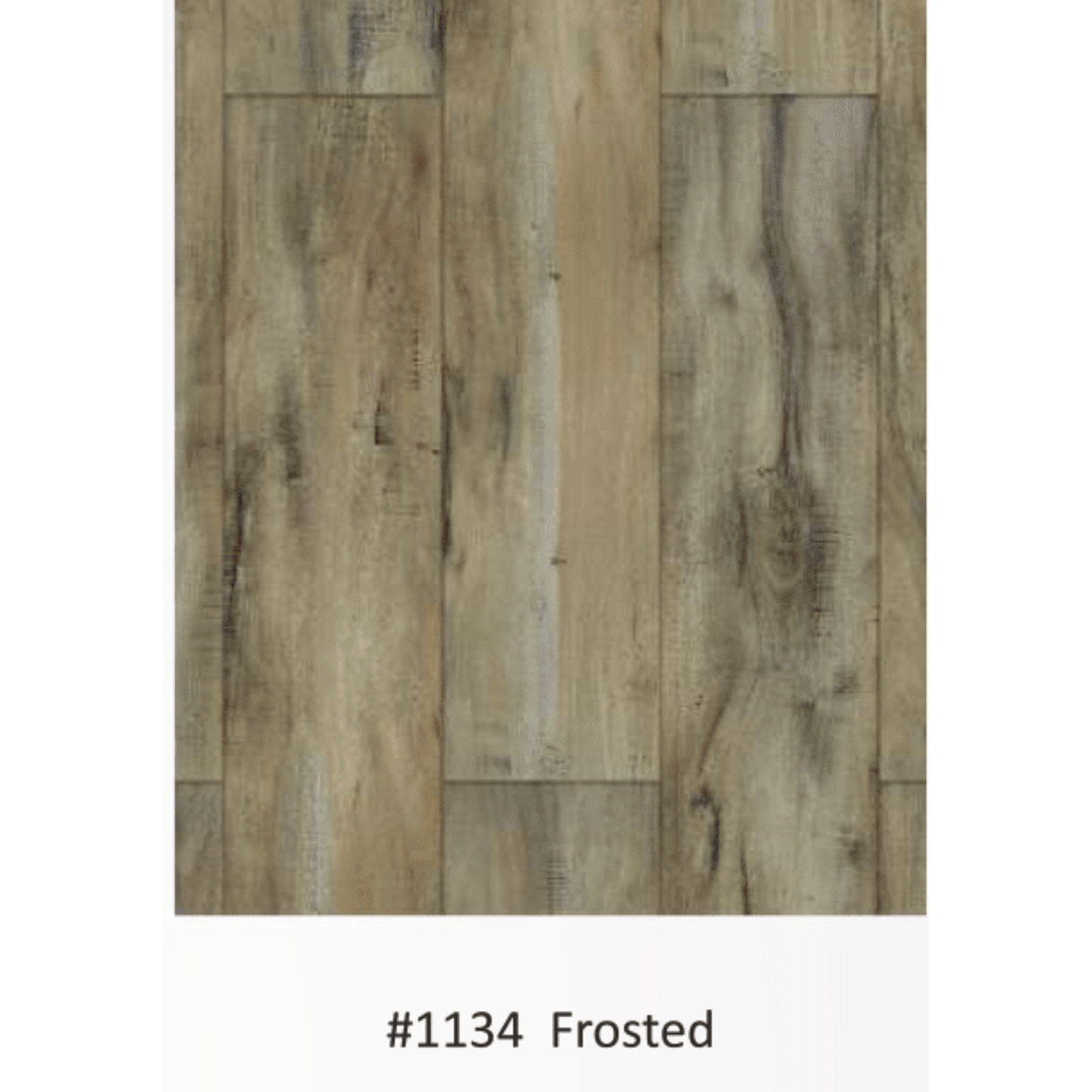 1134 - FROSTED - AC5 1216MM X 197MM X 8MM - ROBUST COLLECTION - LAMINATE WOODEN  FLOORING