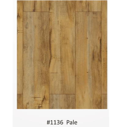 1136 - PALE - AC5 1216MM X 197MM X 8MM - ROBUST COLLECTION - LAMINATE WOODEN  FLOORING