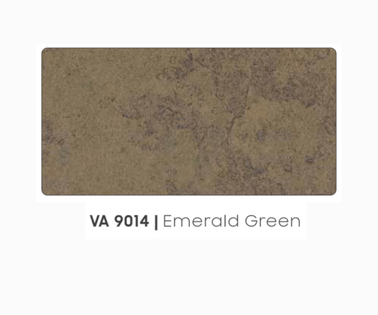 VA - 9014 - EMERALD GREEN - NATURAL STONE  - 8FT X 4FT / 10FT X 4FT / 12FT X 4FT - 3MM- VIVA - ACP