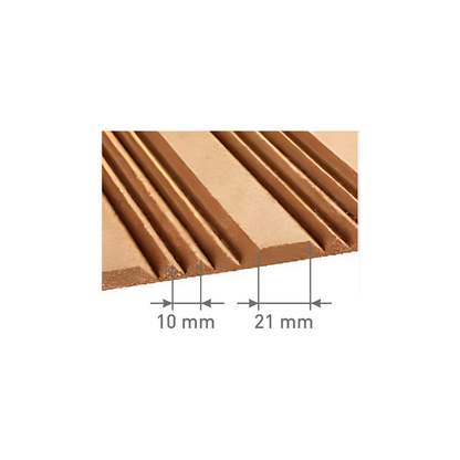 8704 / 8MM THICKNESS / 8'x4' SIZE / 9.1 KG WEIGHT / MDF / MDF FLUTED PANEL / GLO PANEL