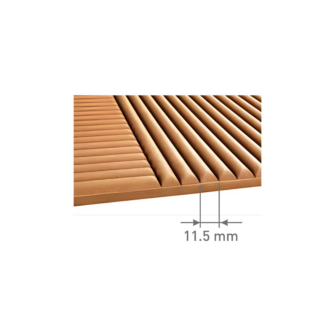 8710 / 8MM THICKNESS / 8'x4' SIZE / 9 KG WEIGHT / MDF / MDF FLUTED PANEL / GLO PANEL
