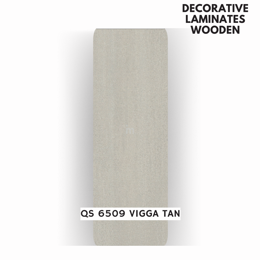 QS - 6509 VIGGA TAN / QUARY STONE / DECORATIVE LAMINATE / THINK LUXURY  - 1MM - 8FT x 4FT