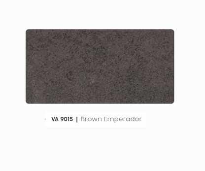 VA - 9015 - BROWN EMPERADOR - NATURAL STONE  - 8FT X 4FT / 10FT X 4FT / 12FT X 4FT - 3MM- VIVA - ACP