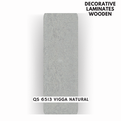 QS - 6513 VIGGA NATURAL / QUARY STONE / DECORATIVE LAMINATE / THINK LUXURY  - 1MM - 8FT x 4FT