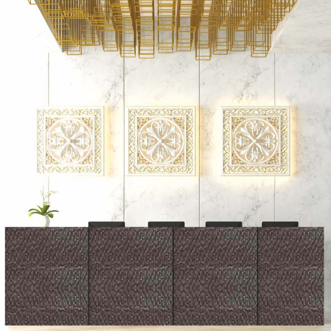 9014 - 3.75 X 4 INCH - LEATHER, FABRIC AND CORK SERIES -FURLITE - FABRIC PANEL