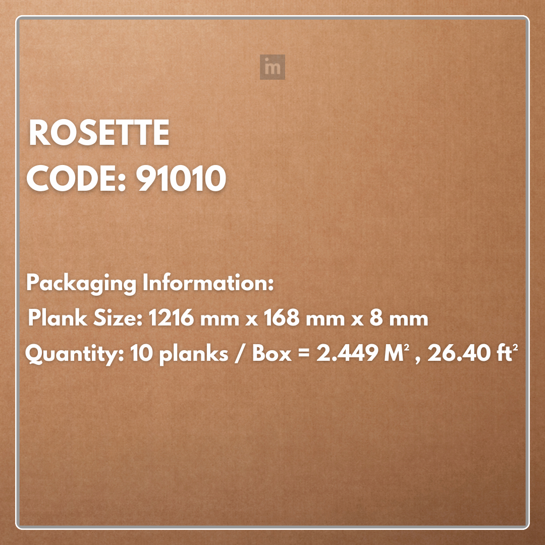 91010 - ROSETTE - AC5 1216MM X 168MM X 8MM - RESERVE COLLECTION - LAMINATE WOODEN  FLOORING