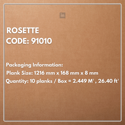 91010 - ROSETTE - AC5 1216MM X 168MM X 8MM - RESERVE COLLECTION - LAMINATE WOODEN  FLOORING