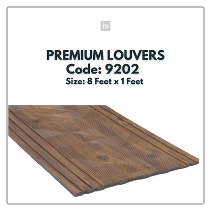 9202 / DURO STYLE PREMIUM LOUVERS / 8FT x 1FT