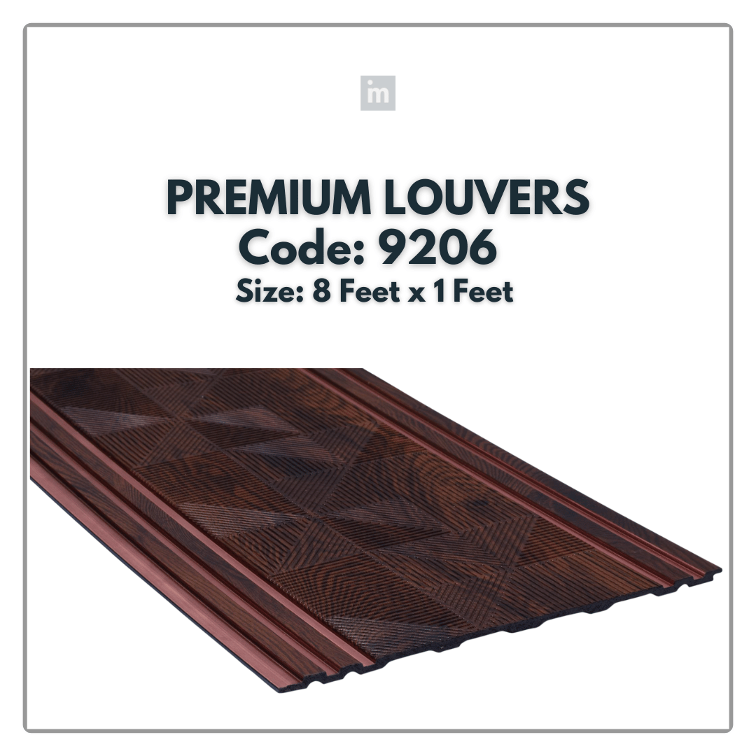 9206 / DURO STYLE PREMIUM LOUVERS / 8FT x 1FT
