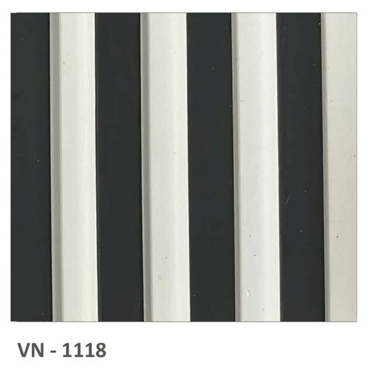 VN - 1118 / PVC LOUVERS / AVANA ULTRA - LITE PLANK / 8 FT x 5 INCH x 12MM