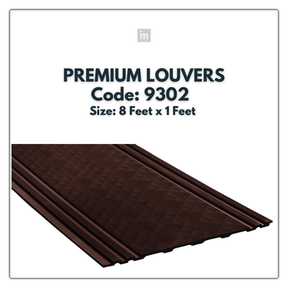 9302 / DURO STYLE PREMIUM LOUVERS / 8FT x 1FT