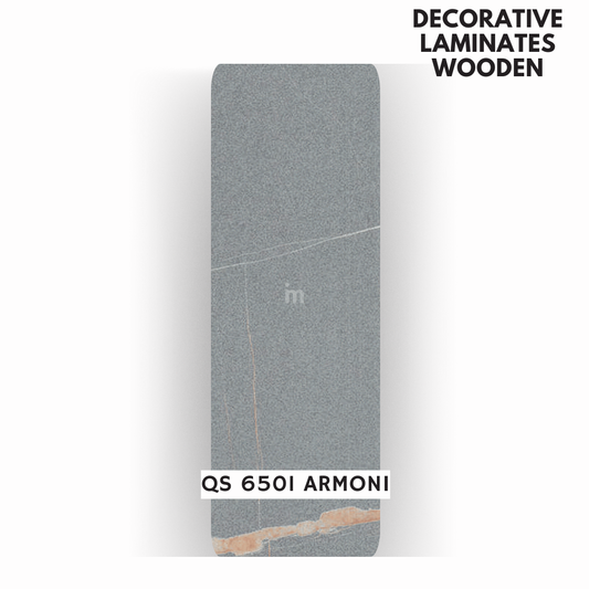 QS - 6501 ARMONI / QUARY STONE / DECORATIVE LAMINATE / THINK LUXURY  - 1MM - 8FT x 4FT