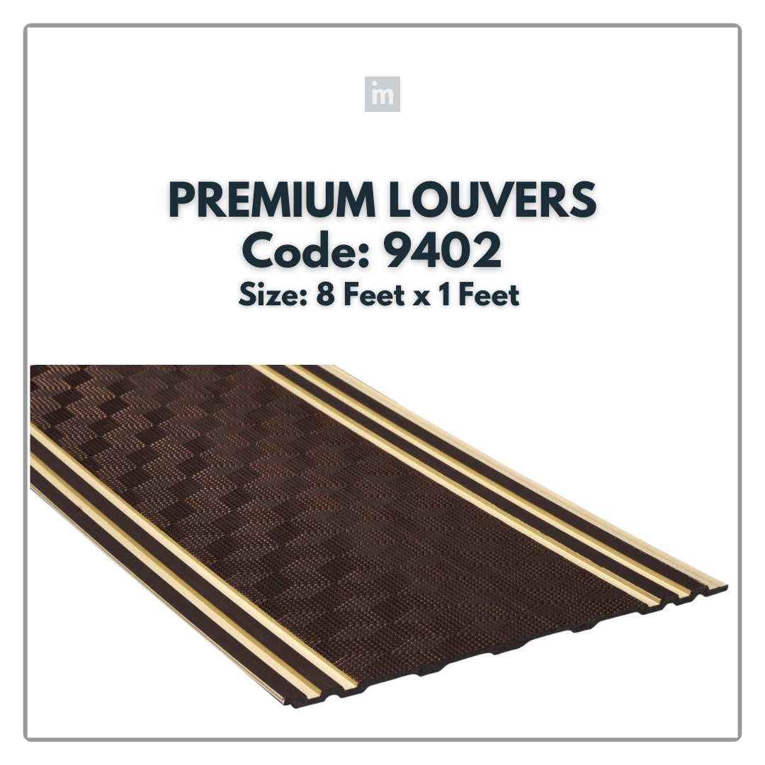 9402 / DURO STYLE PREMIUM LOUVERS / 8FT x 1FT