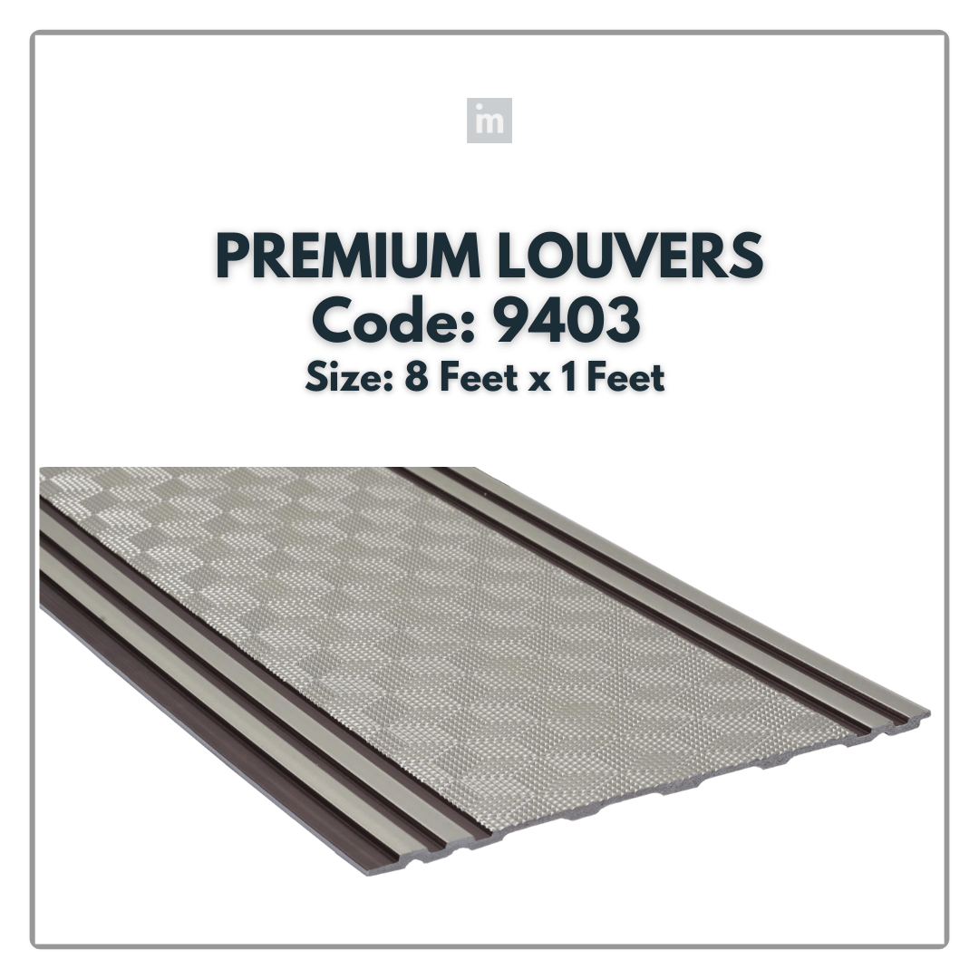 9403 / DURO STYLE PREMIUM LOUVERS / 8FT x 1FT