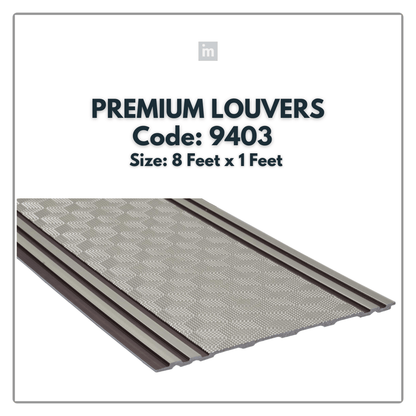 9403 / DURO STYLE PREMIUM LOUVERS / 8FT x 1FT