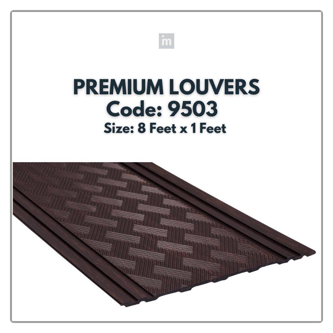 9503 / DURO STYLE PREMIUM LOUVERS / 8FT x 1FT
