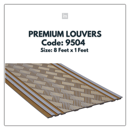 9504 / DURO STYLE PREMIUM LOUVERS / 8FT x 1FT