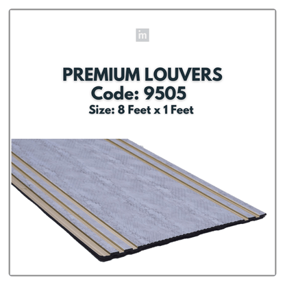 9505 / DURO STYLE PREMIUM LOUVERS / 8FT x 1FT