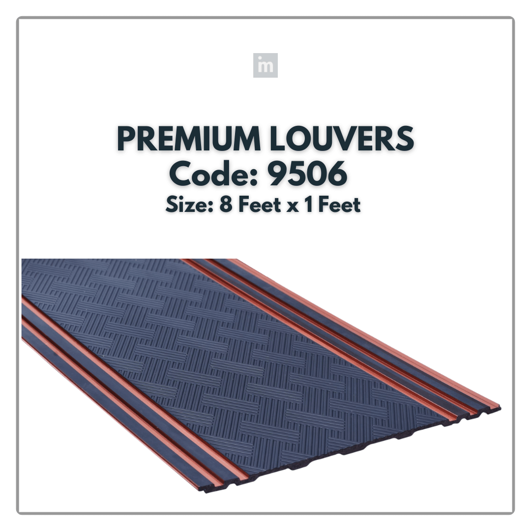 9506 / DURO STYLE PREMIUM LOUVERS / 8FT x 1FT