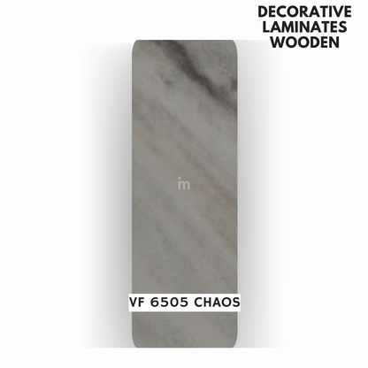 VF - 6505 CHAOS / VERTICAL FLUTE / DECORATIVE LAMINATE / THINK LUXURY  - 1MM - 8FT x 4FT