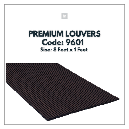 9601 / DURO STYLE PREMIUM LOUVERS / 8FT x 1FT