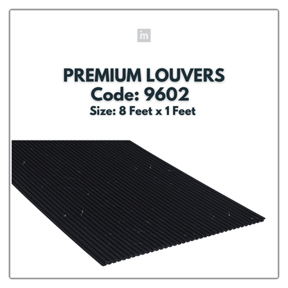 9602 / DURO STYLE PREMIUM LOUVERS / 8FT x 1FT