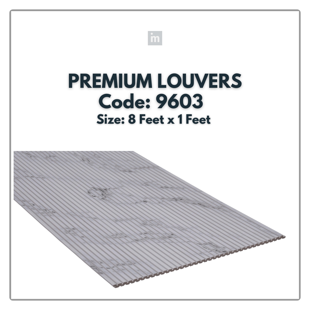 9603 / DURO STYLE PREMIUM LOUVERS / 8FT x 1FT
