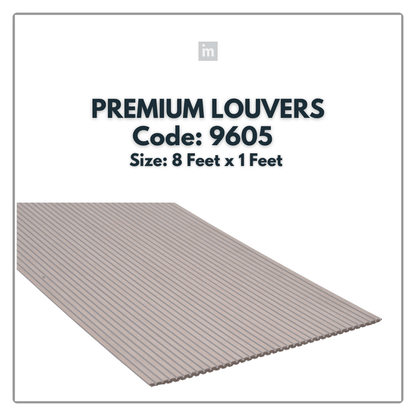 9605 / DURO STYLE PREMIUM LOUVERS / 8FT x 1FT
