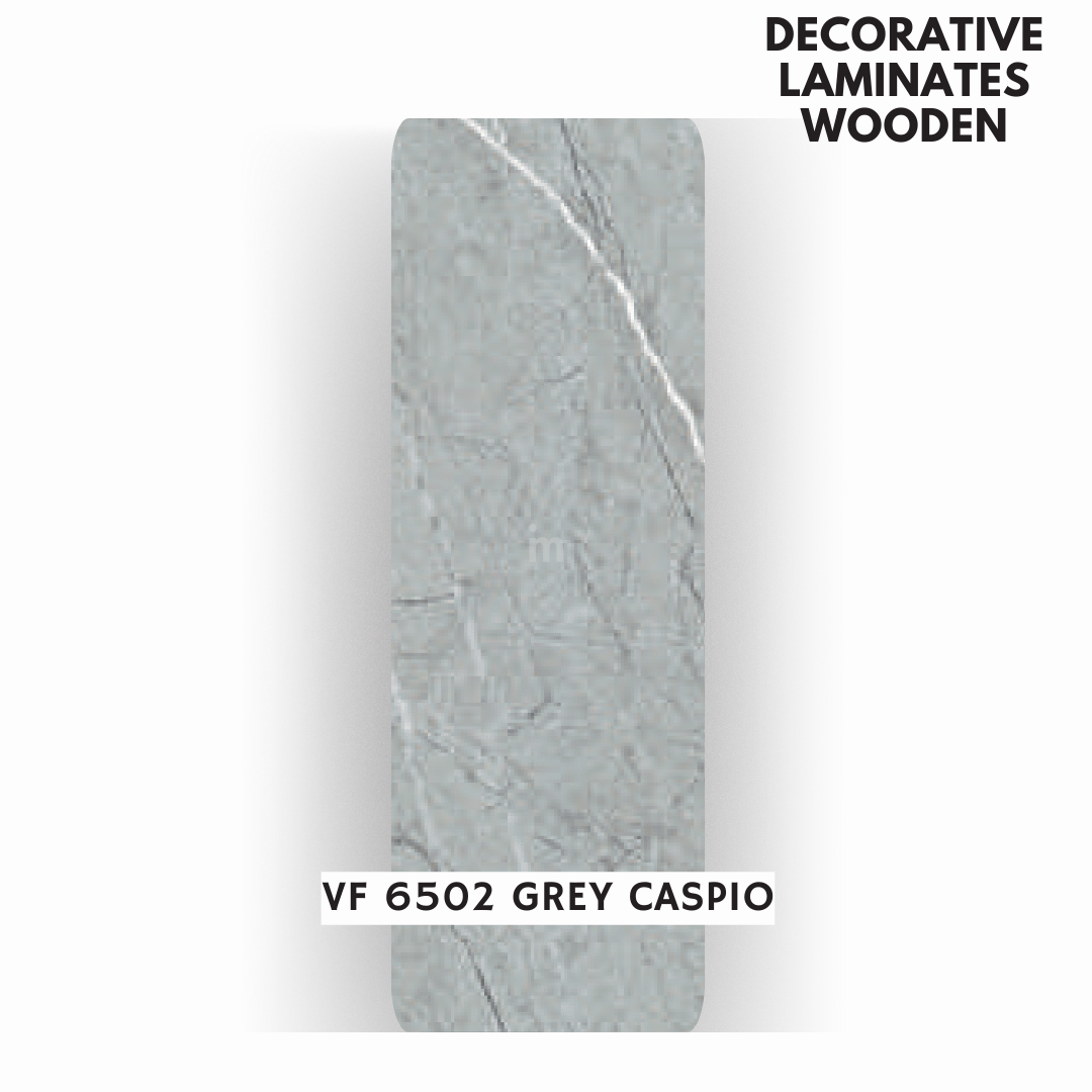 VF - 6502 GREY CASPIO / VERTICAL FLUTE / DECORATIVE LAMINATE / THINK LUXURY  - 1MM - 8FT x 4FT