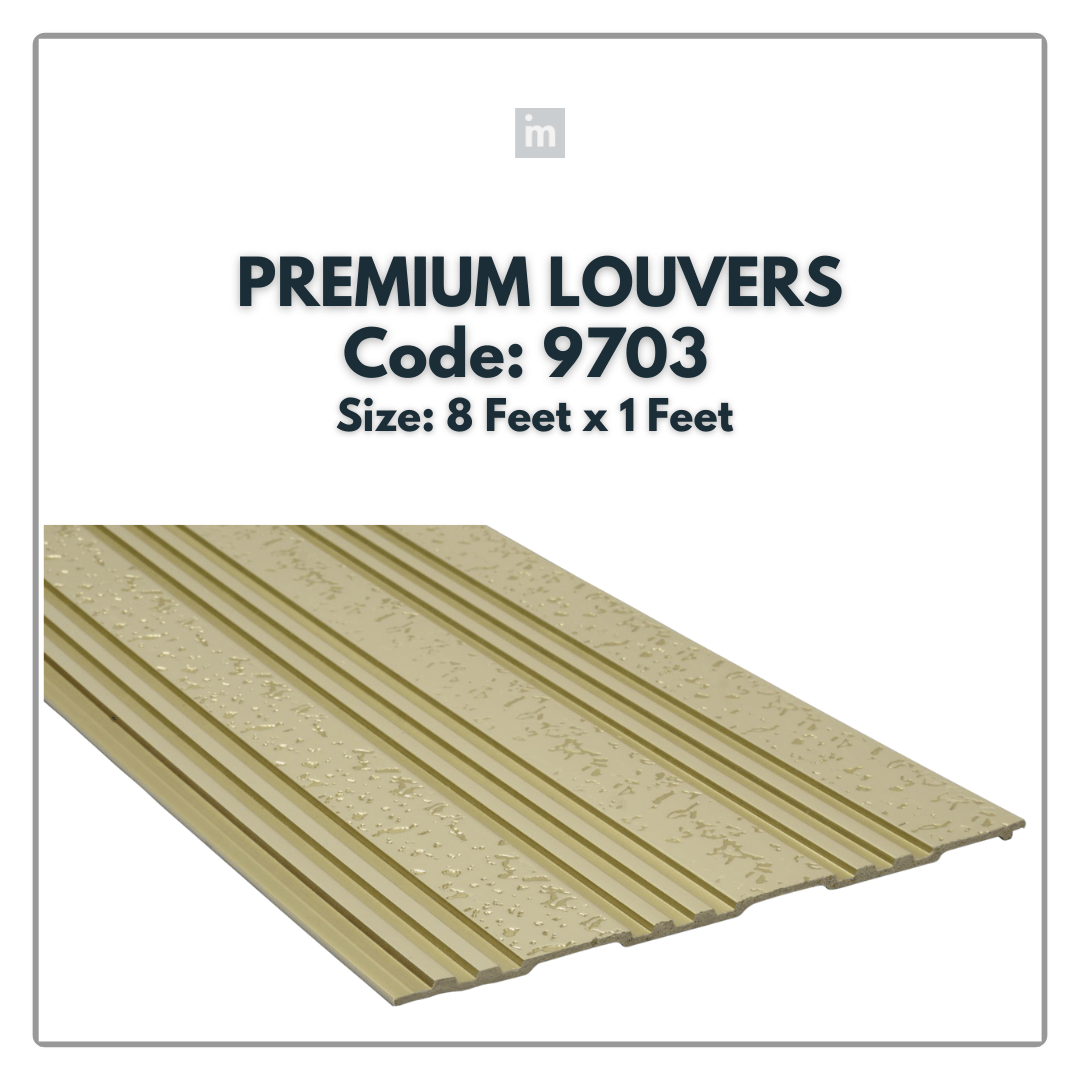 9703 / DURO STYLE PREMIUM LOUVERS / 8FT x 1FT