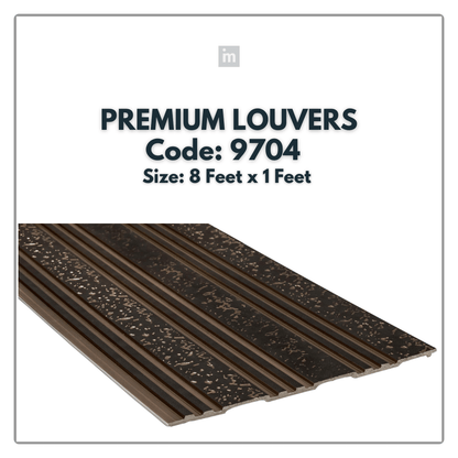 9704 / DURO STYLE PREMIUM LOUVERS / 8FT x 1FT