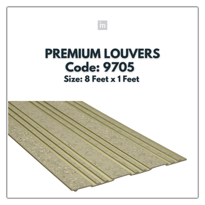 9705 / DURO STYLE PREMIUM LOUVERS / 8FT x 1FT
