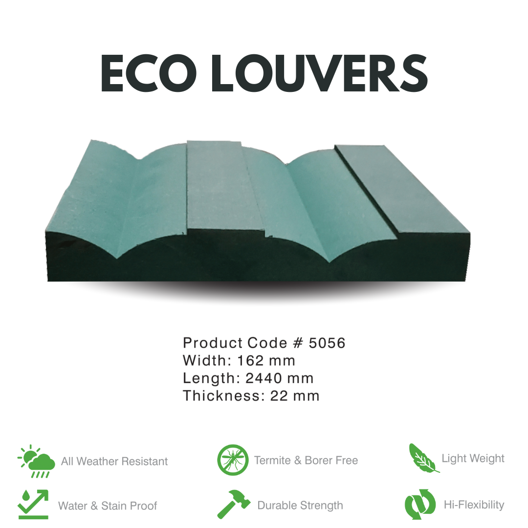 5056 / ECO LOUVERS / PREMIUM FLUTED PANELS / 2440MM x 162MM x 22MM